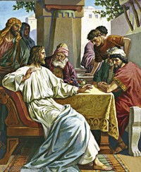 Jesus at table
