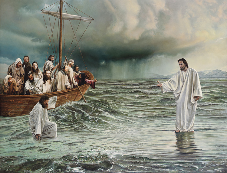 Jesus walking Jesus walking
